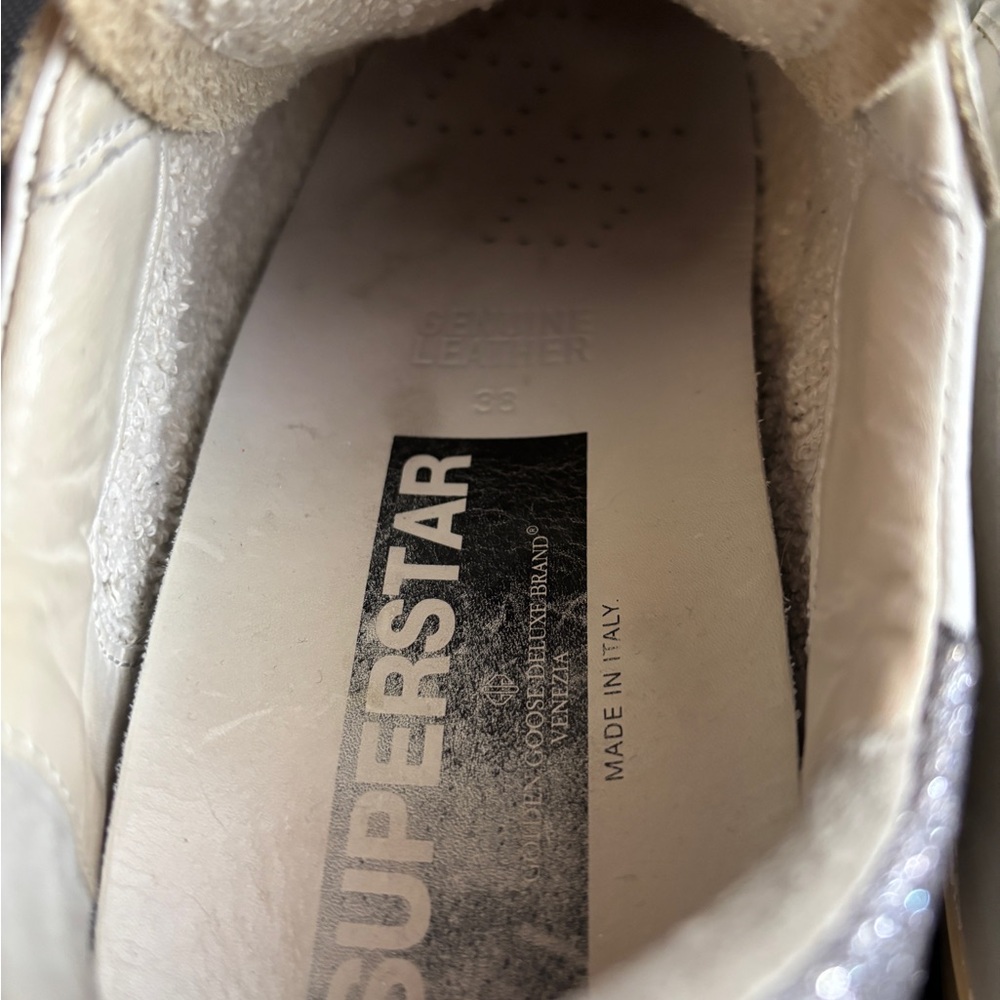 Golden Goose SSENSE Exclusive Superstar Sneakers size 38 - Picture 10 of 10